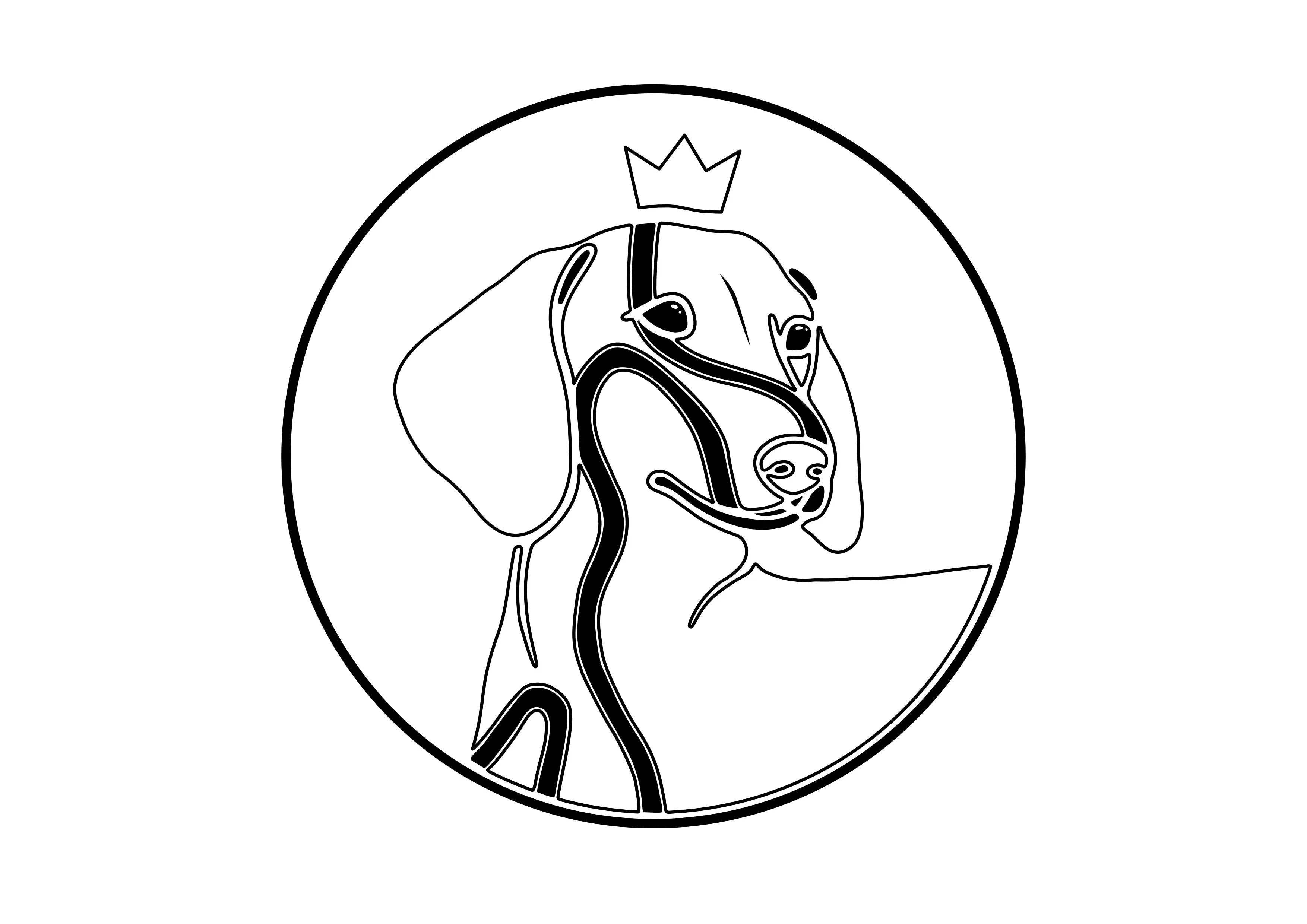 Dackel Logo Linien