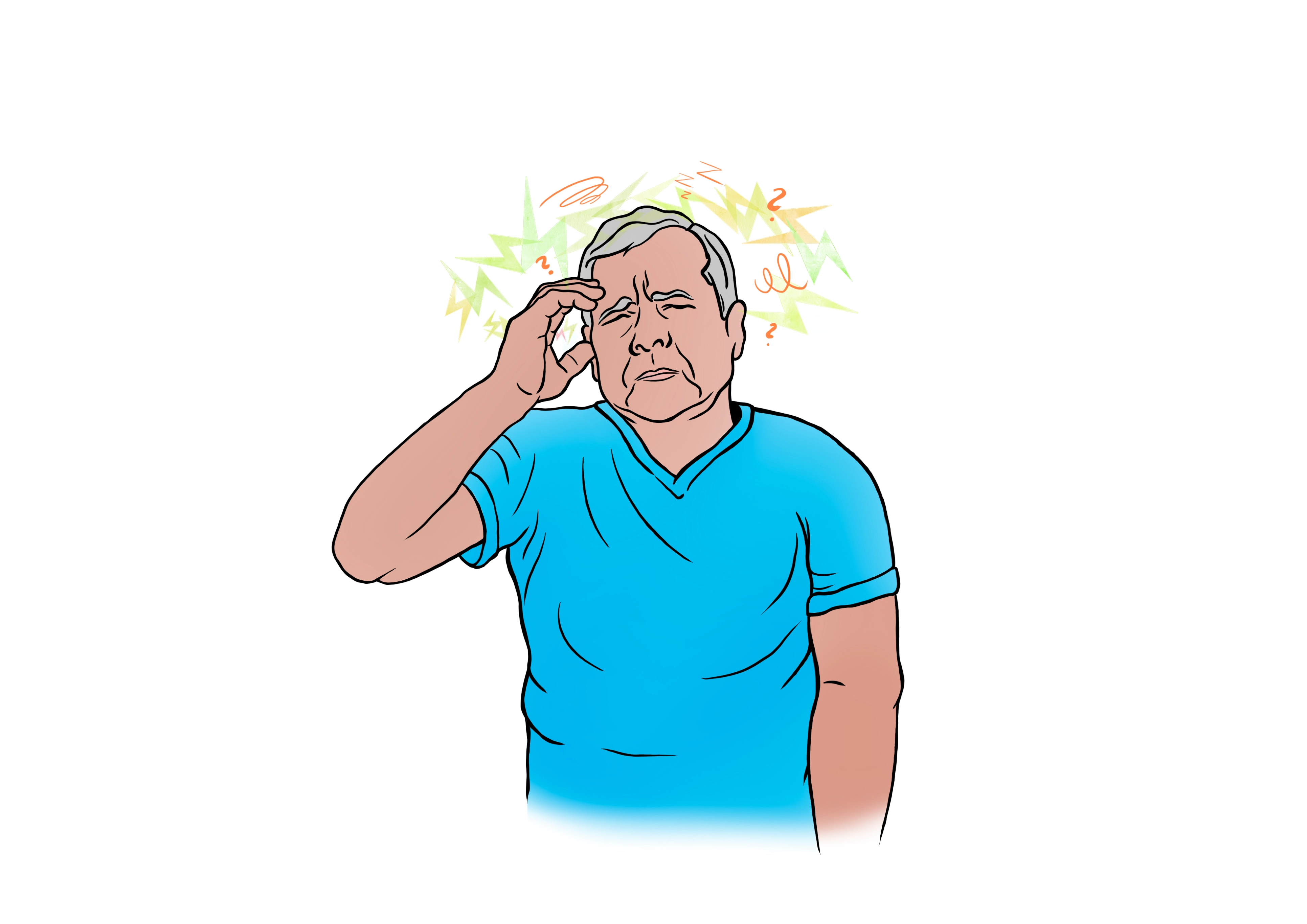 Illustration Schwindel