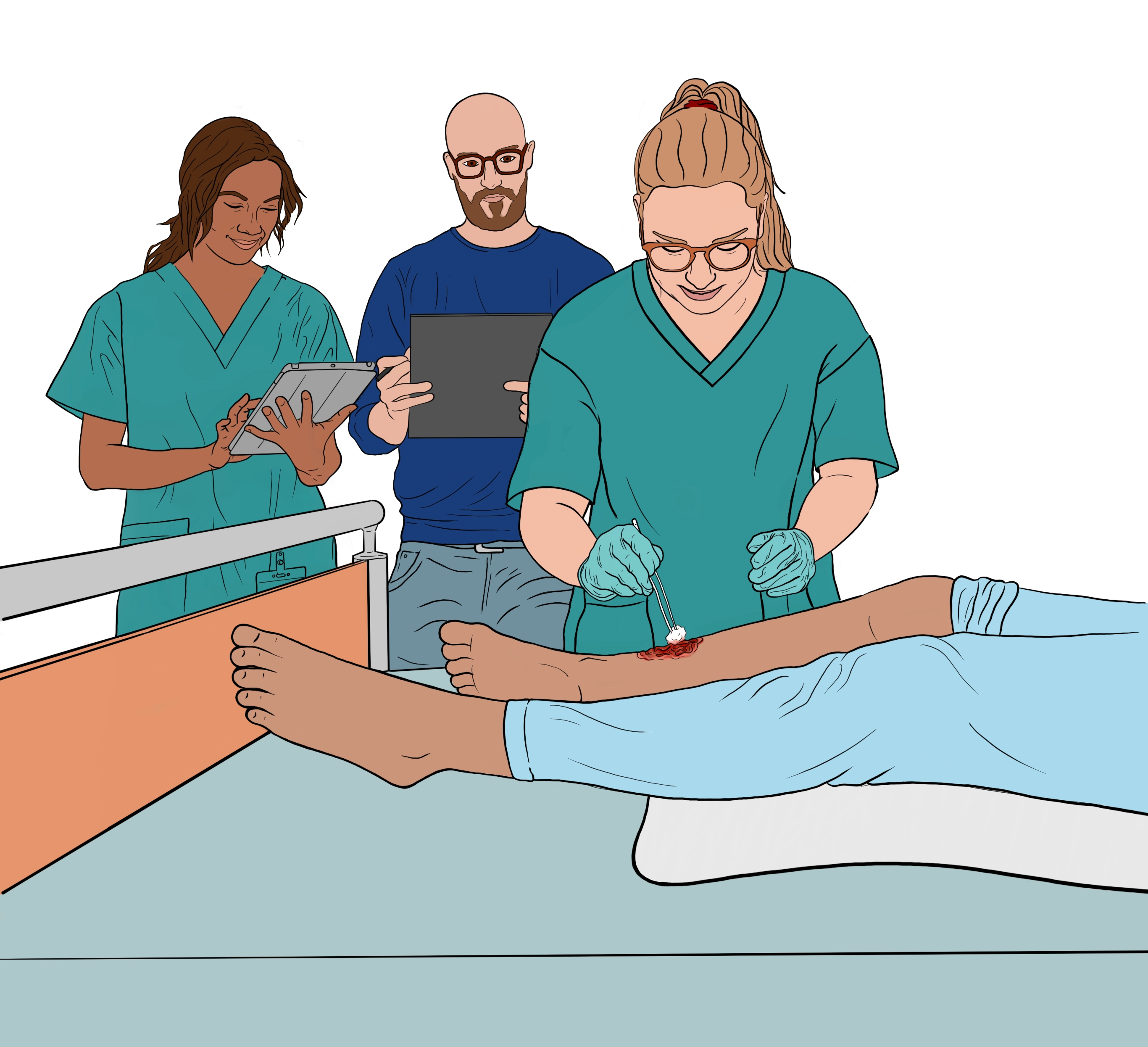 Illustration Wunderversorgung